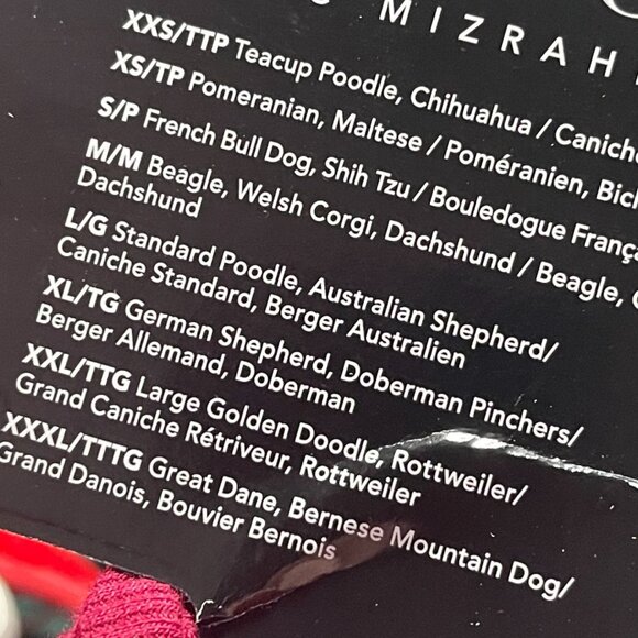 IMNYC Isaac Mizrahi Quilted Dog Coat Size Large Red Polyester Lining - Picture 6 of 9